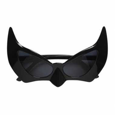 Carnaval  Batman brillen zwart kostuum