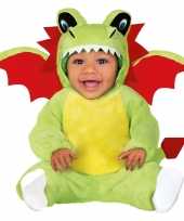 Carnaval dierenkostuum draken verkleed kostuum baby peuter mnd