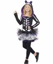 Carnaval kat skelet kostuum kids