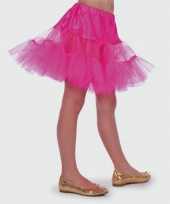 Carnaval roze onderrokje meisjes kostuum