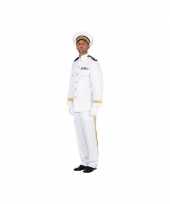Carnaval wit leger marine officiers kostuum