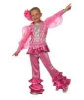 Roze disco carnaval kleding kids kostuum